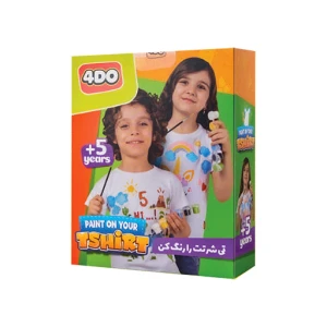 رنگ آمیزی تیشرت کارتن ۱۲ عددی (برند 4do)