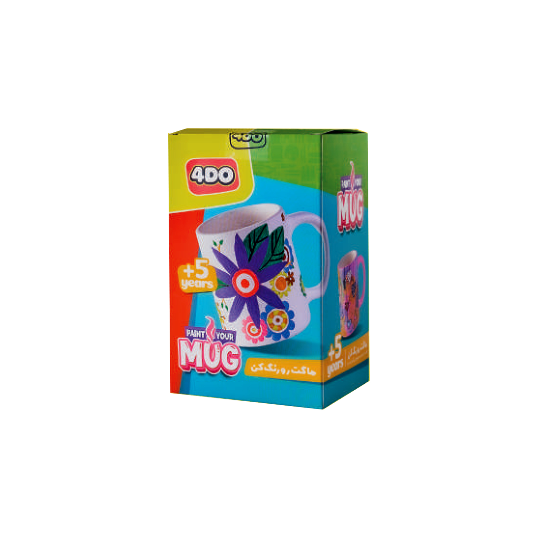 رنگ آمیزی بر روی ماگ کارتن ۱۲ عددی (برند 4do)