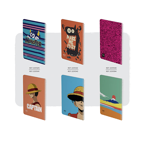 دفتر فانتزی سیمی 60 برگ وزیری تک خط جلد نرم کارتن 72 عددی 900245 (برند الیپون)