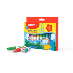 ماژیک 12 رنگ Jumbo Washable Markers کارتن 72 عددی ۳۰۰۰ (برند فونزل)