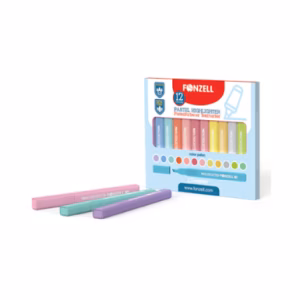 ماژیک 12 رنگ Highlighter Markers کارتن ۱۲۰ عددی ۳۹۹۵ (برند فونزل)