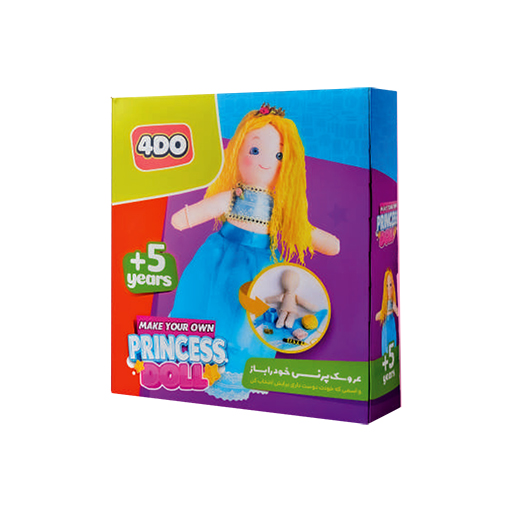 کیت عروسک سازی مدل پرنسس کارتن ۱۲ عددی (برند ۴do)