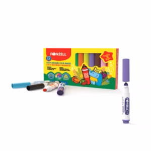 ماژیک 12 رنگ Colorful Washable Markers کارتن ۱۴۴ عددی ۳۹۹۷ (برند فونزل)