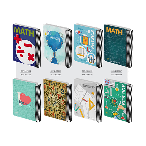 دفتر کلاسیک سیمی 200 برگ وزیری جلد سخت موضوعی کارتن 1۶ عددی ۹۰۰۰۲ (برند الیپون)