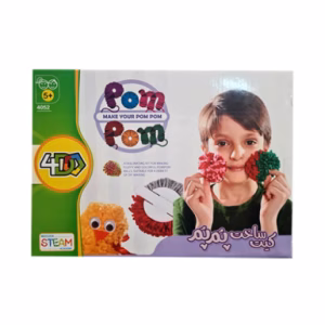 کیت ساخت محصولات پم پم Pom Pom کارتن ۸ عددی (برند 4do)