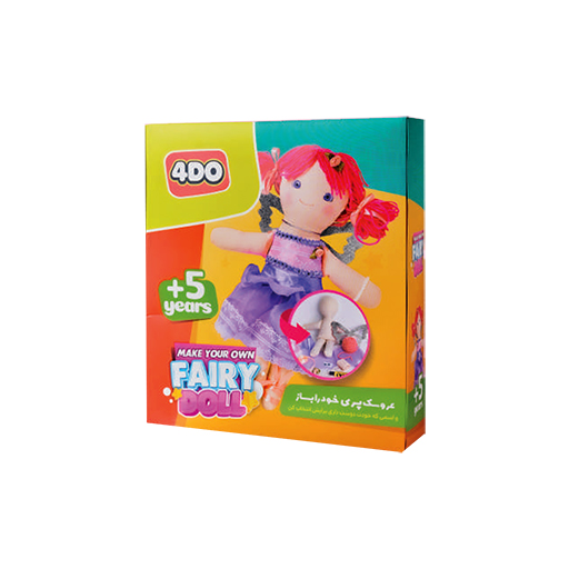 کیت عروسک سازی مدل پری کارتن ۱۲ عددی (برند 4do)