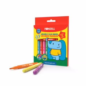 ماژیک 12 رنگ Scented Washable Color Markers کارتن ۱۴۴ عددی ۳۰۰۱ (برند فونزل)