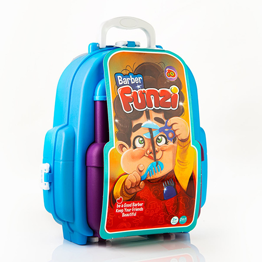 کوله ‌پشتی آرایشگری فانزی پسرانه کارتن ۱۲ عددی (برند هوکیا تویز)