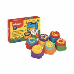 رنگ انگشتی ۶ رنگ kids کارتون ۲۴ عددی (برند فونزل)