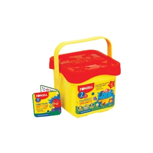خمیر بازی ۷ رنگ مدل فیگور خنده kids کارتون ۳۶ عددی (برند فونزل)