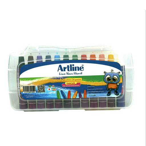 پاستل روغنی کیفی 12 رنگ (برند آرت لاین)