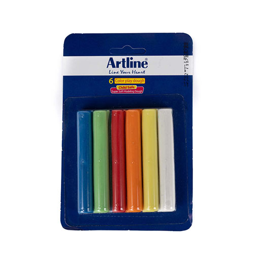 خمیر بازی بلیستری ۶ رنگ (برند آرت لاین)