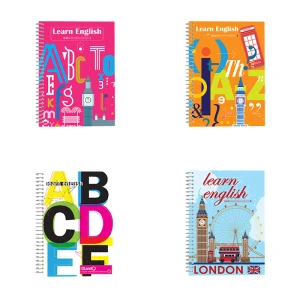 دفتر انگلیسی 2 خط، 40 برگ (برند اُلند)