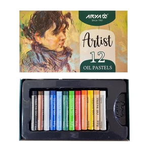 پاستل 12 رنگ آرتیست (برند آریا)